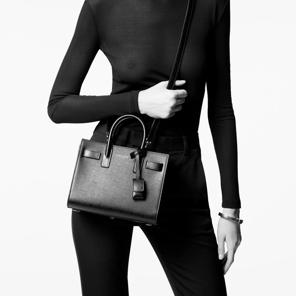 Saint Laurent SAC DE JOUR NANO IN GRAINED LEATHER - Picture 4 of 4